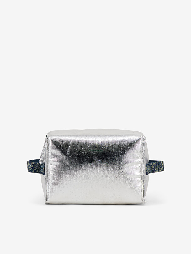 HOUSE CASE SHINY TWILL S  Silver , Maison Bensimon