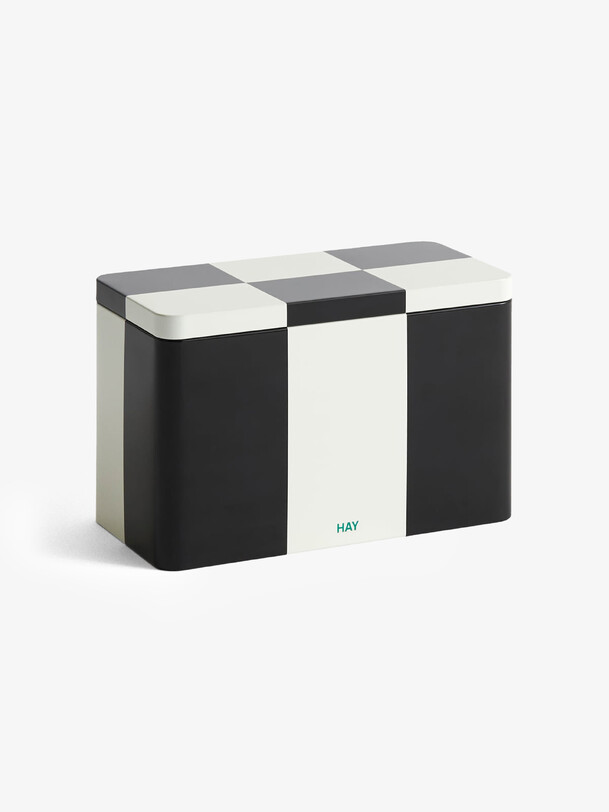 BOITE EN METAL NOIR ET BLANC - HAY Multicolore , Maison Bensimon