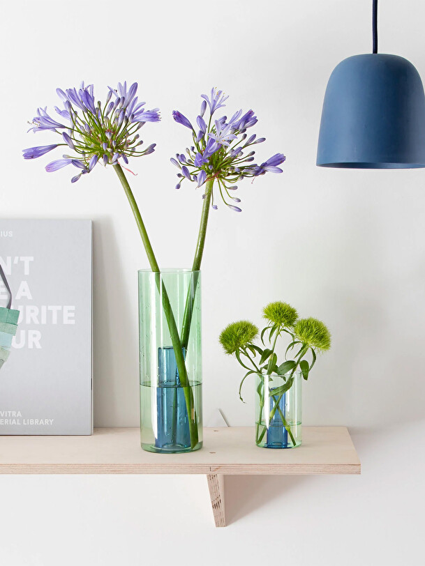 GRAND VASE REVERSIBLE VERT/BLEU - BLOCK ... Vert , Maison Bensimon