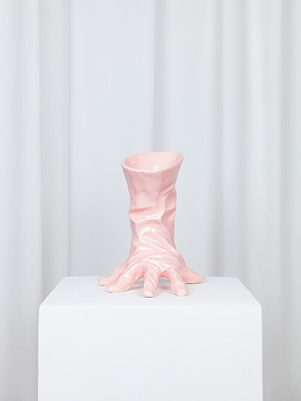 VASE GLOVE ROSE - LOLA MAYERAS Rose , Maison Bensimon
