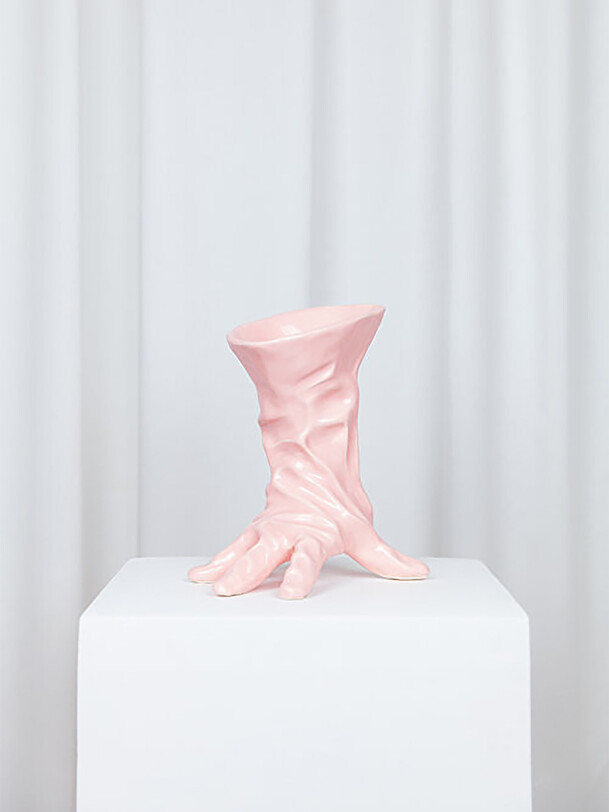 VASE GLOVE ROSE - LOLA MAYERAS Rose , Maison Bensimon