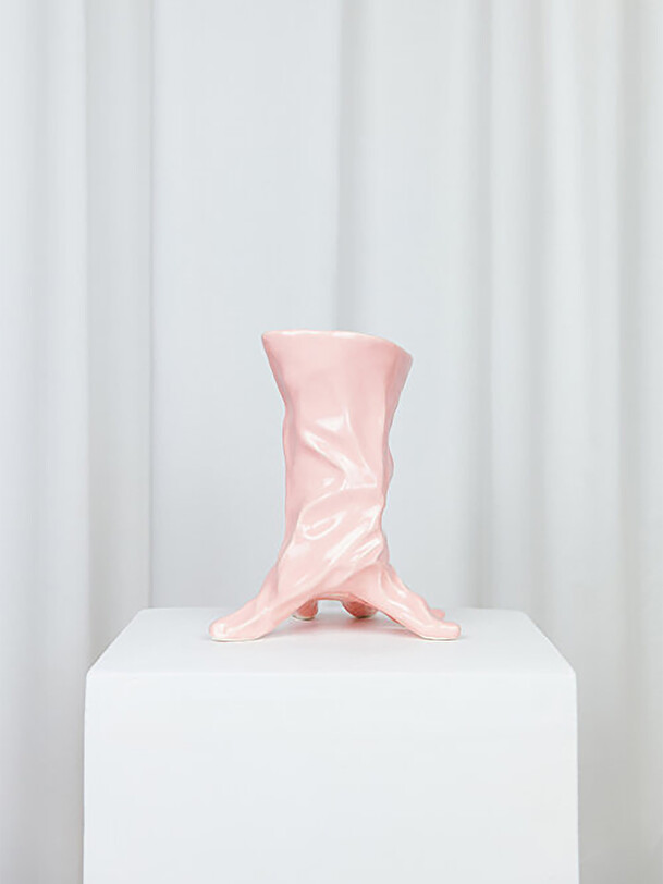 VASE GLOVE ROSE - LOLA MAYERAS Rose , Maison Bensimon