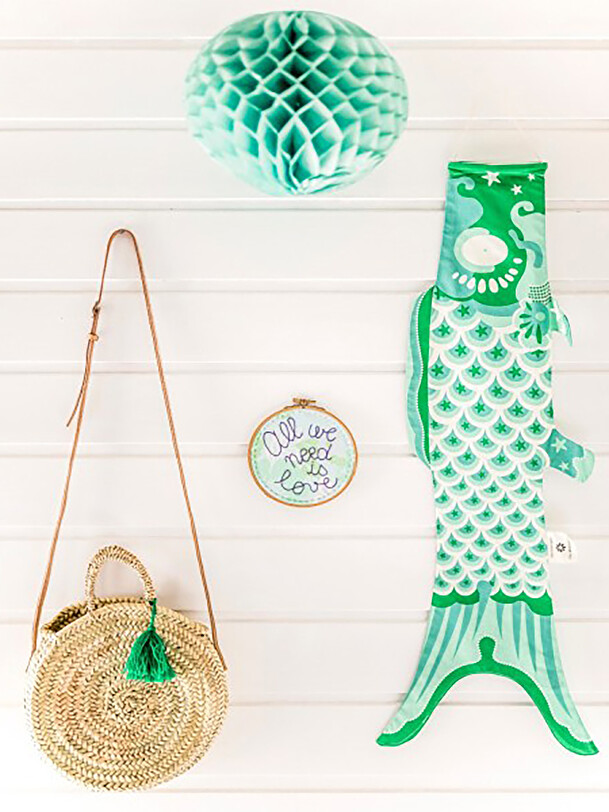 KOINOBORI TURQUOISE M - MALMO  Turquoise , Maison Bensimon