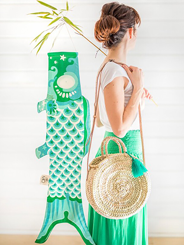 KOINOBORI TURQUOISE M - MALMO  Turquoise , Maison Bensimon