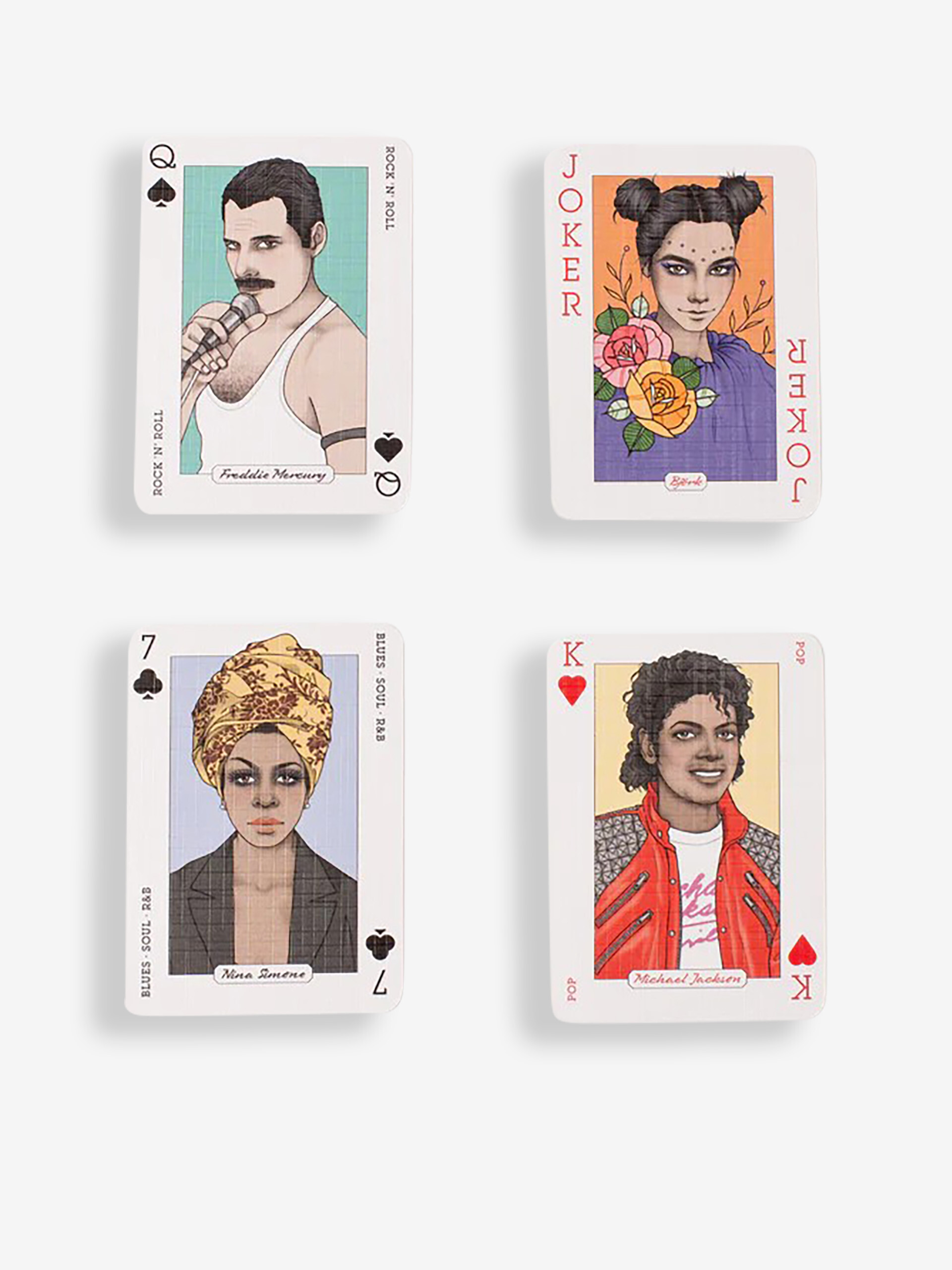 MUSIC PLAYING CARDS - NEW MAGS Multicolore , Maison Bensimon
