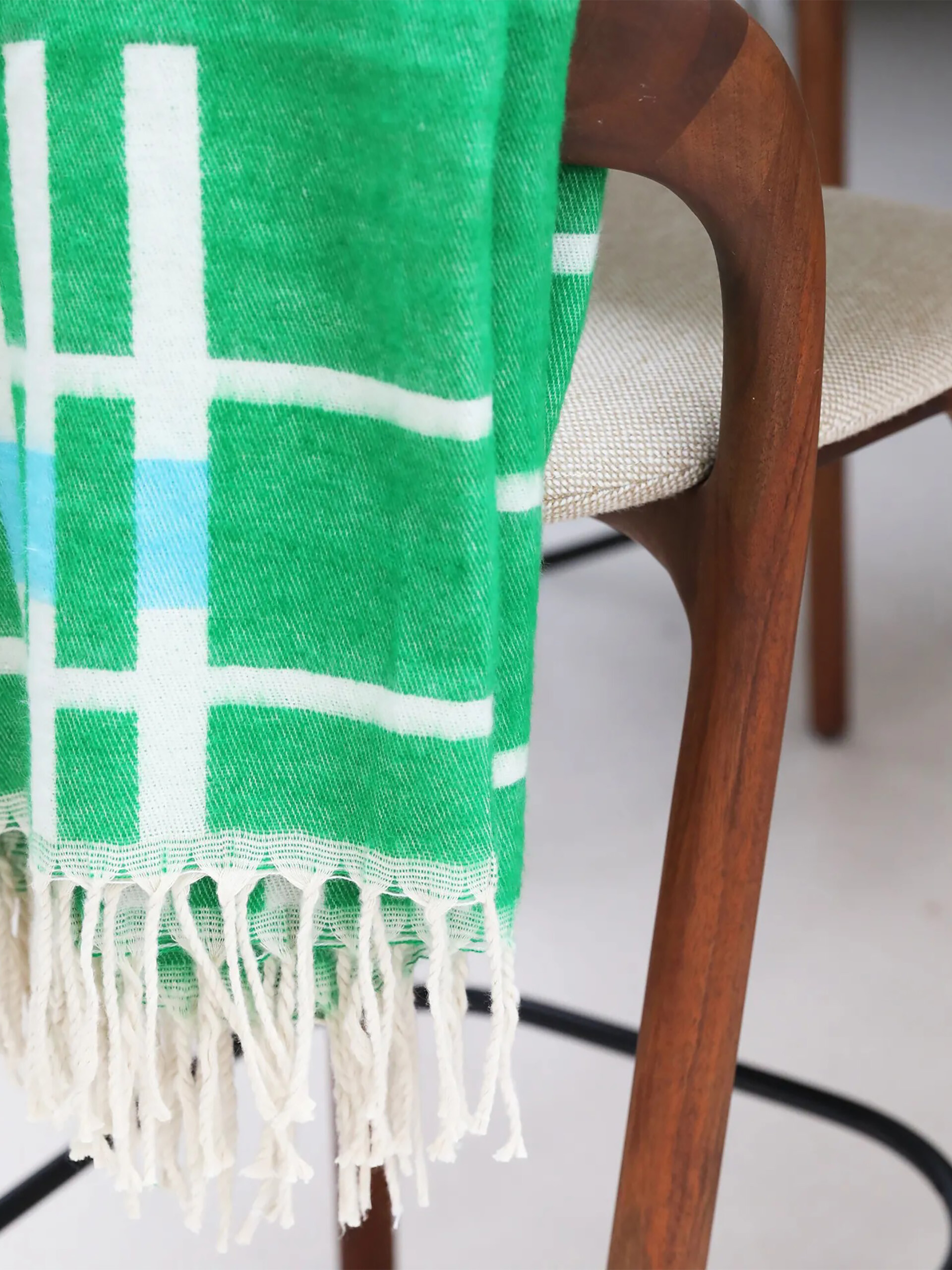 PLAID PLANO VERT 130X200CM - &KLEVERING Vert , Maison Bensimon