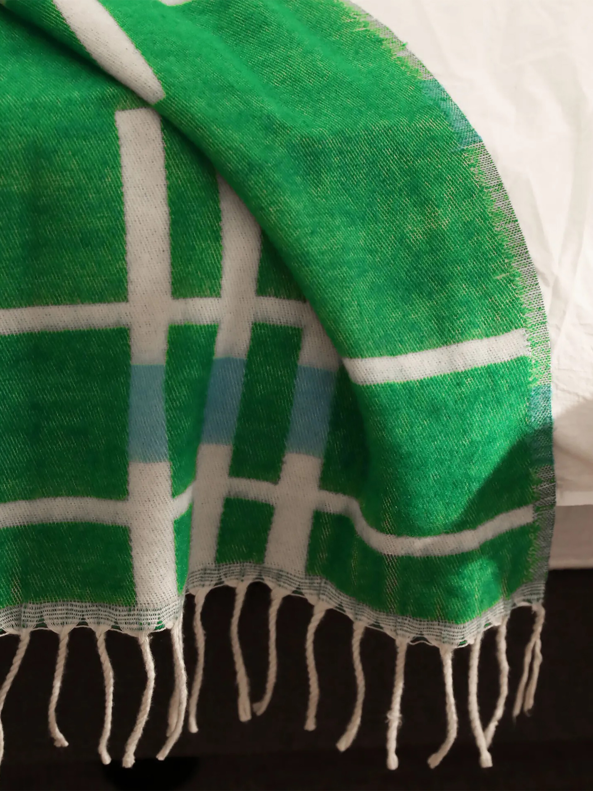PLAID PLANO VERT 130X200CM - &KLEVERING Vert , Maison Bensimon