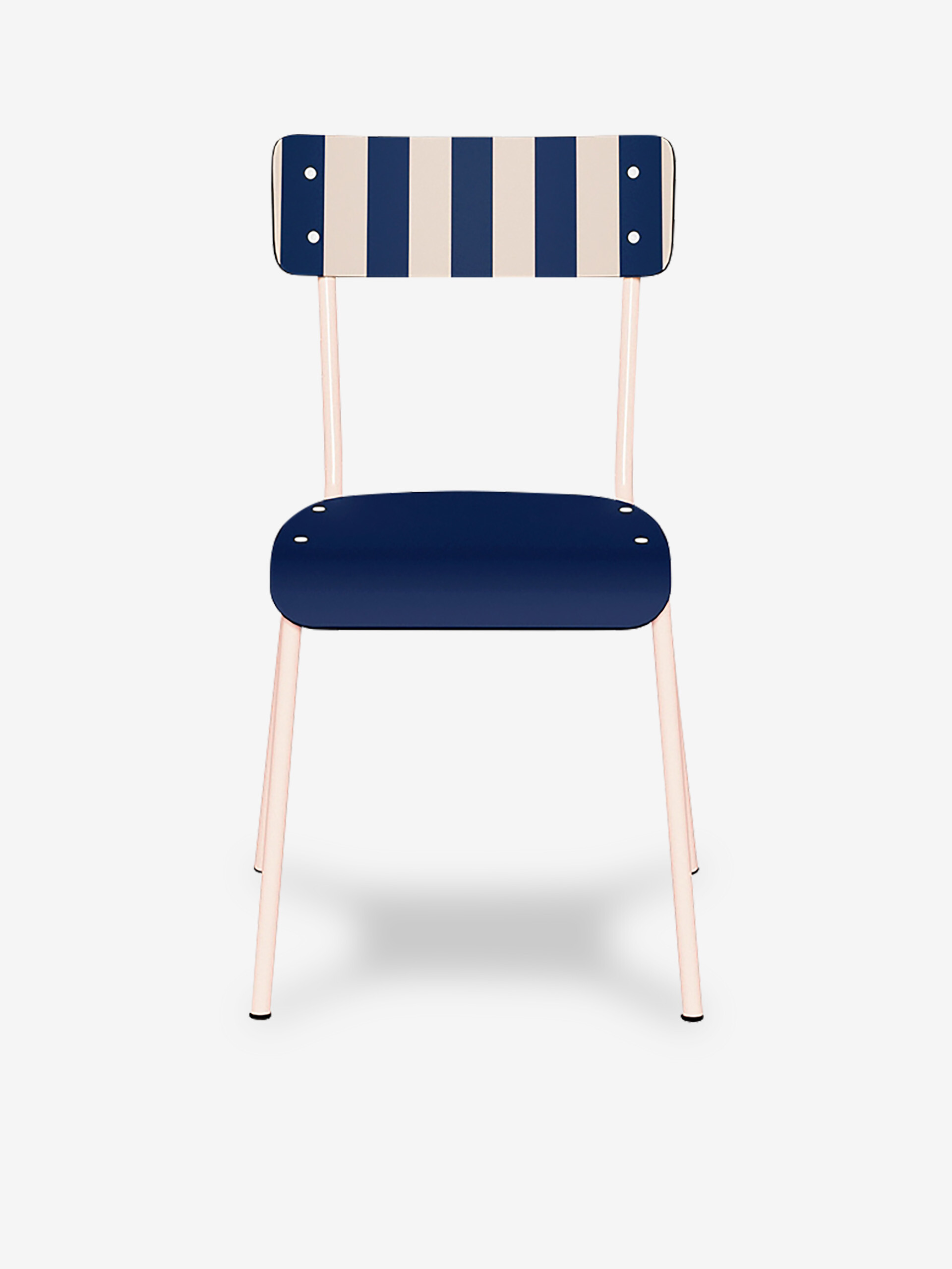 CHAISE SUZIE FRENCH RIVIERA RAYEE MARINE - LES GAMBETTES  Marine , Maison Bensimon