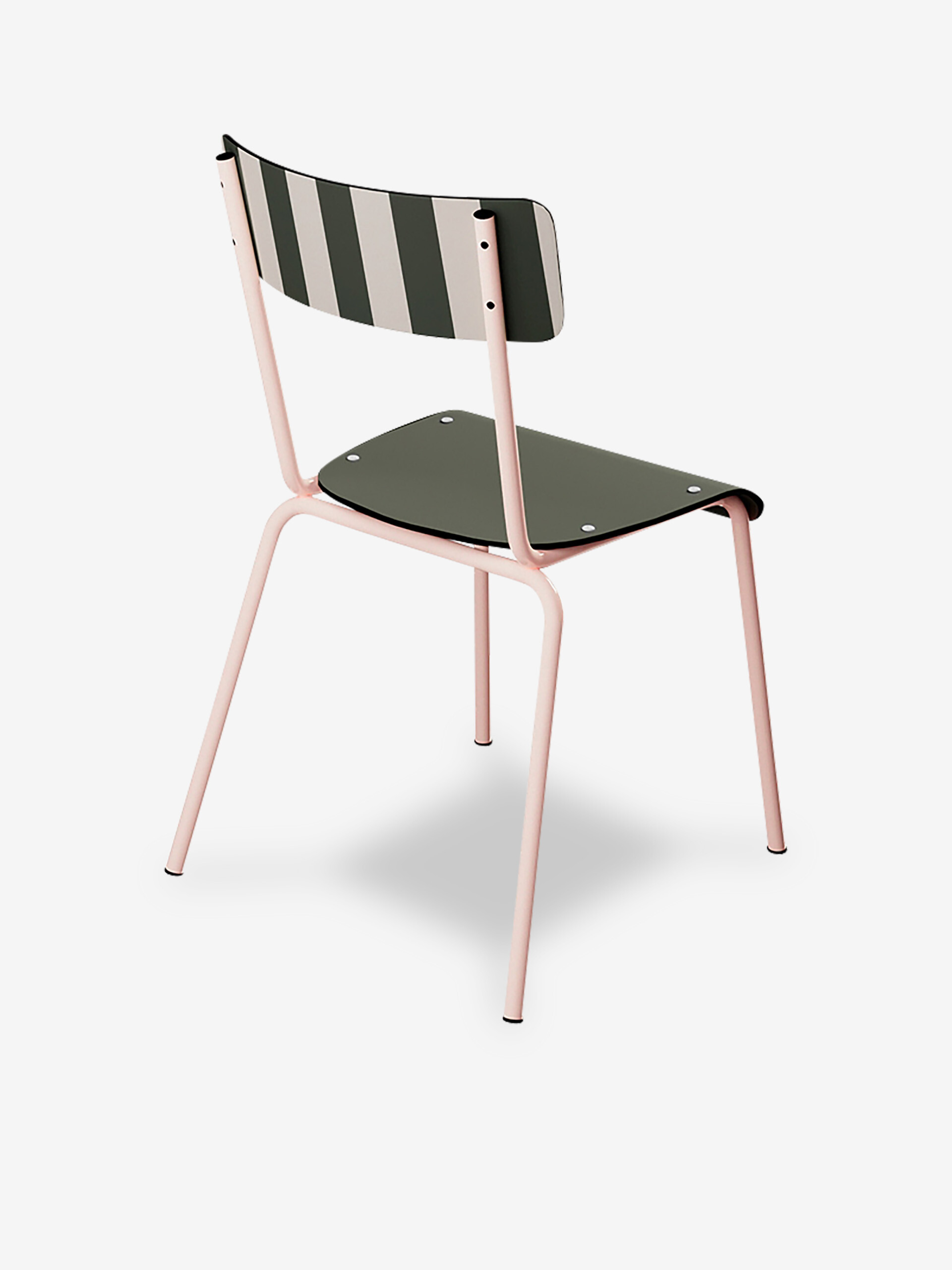 CHAISE SUZIE FRENCH RIVIERA RAYEE KAKI - LES GAMBETTES  Kaki , Maison Bensimon