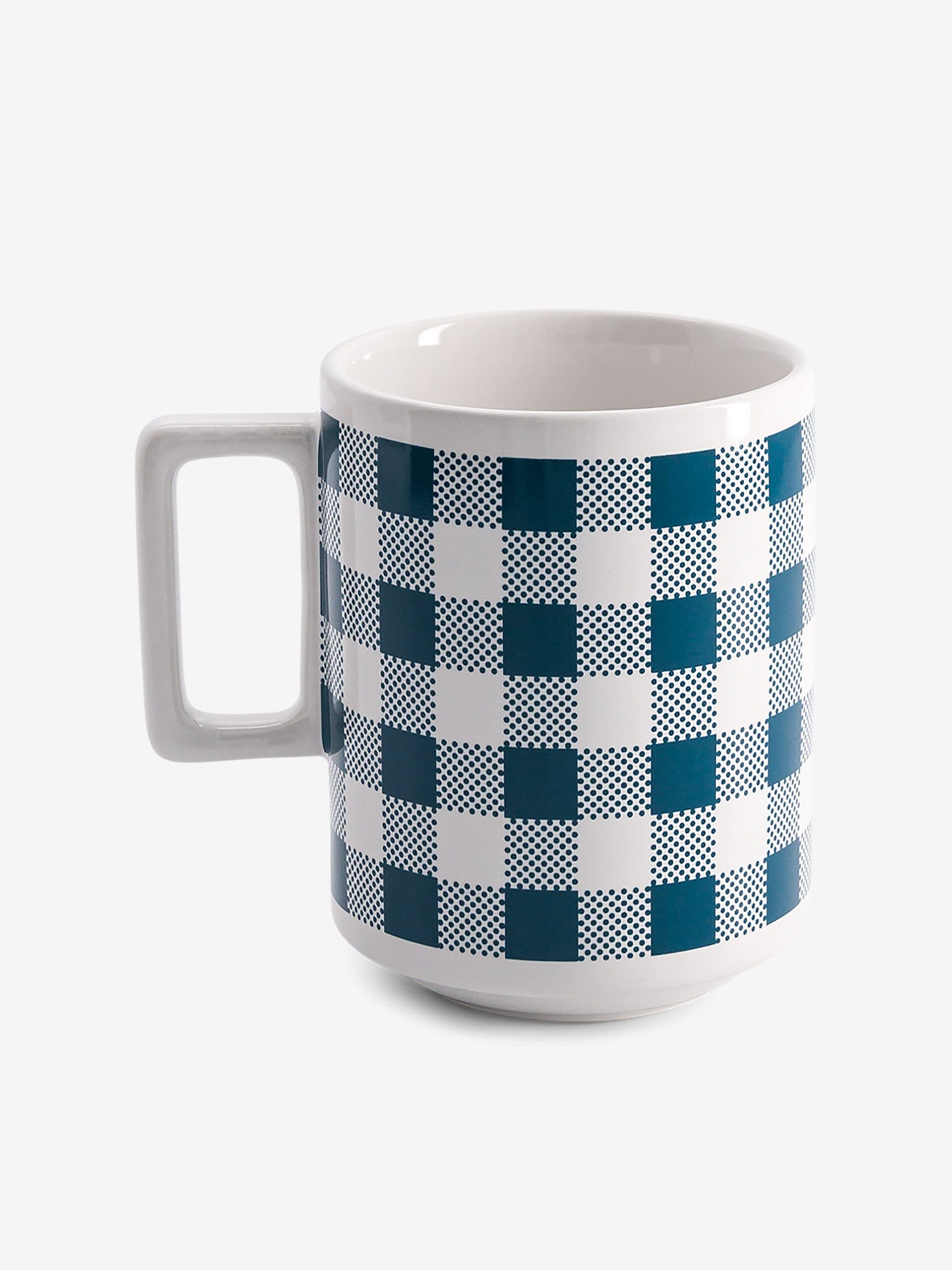 MUG XL GENERATION VICHY BLEU  Vichy bleu , Maison Bensimon