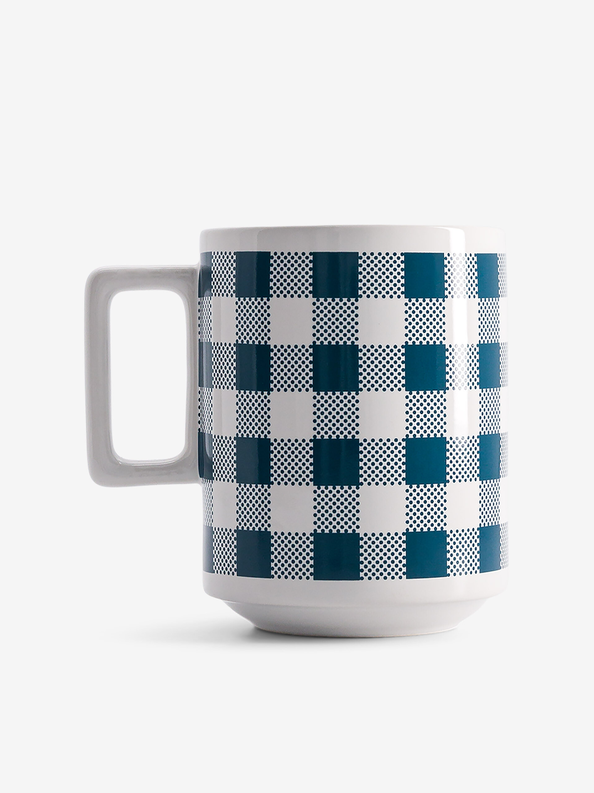 MUG XL GENERATION VICHY BLEU  Vichy bleu , Maison Bensimon