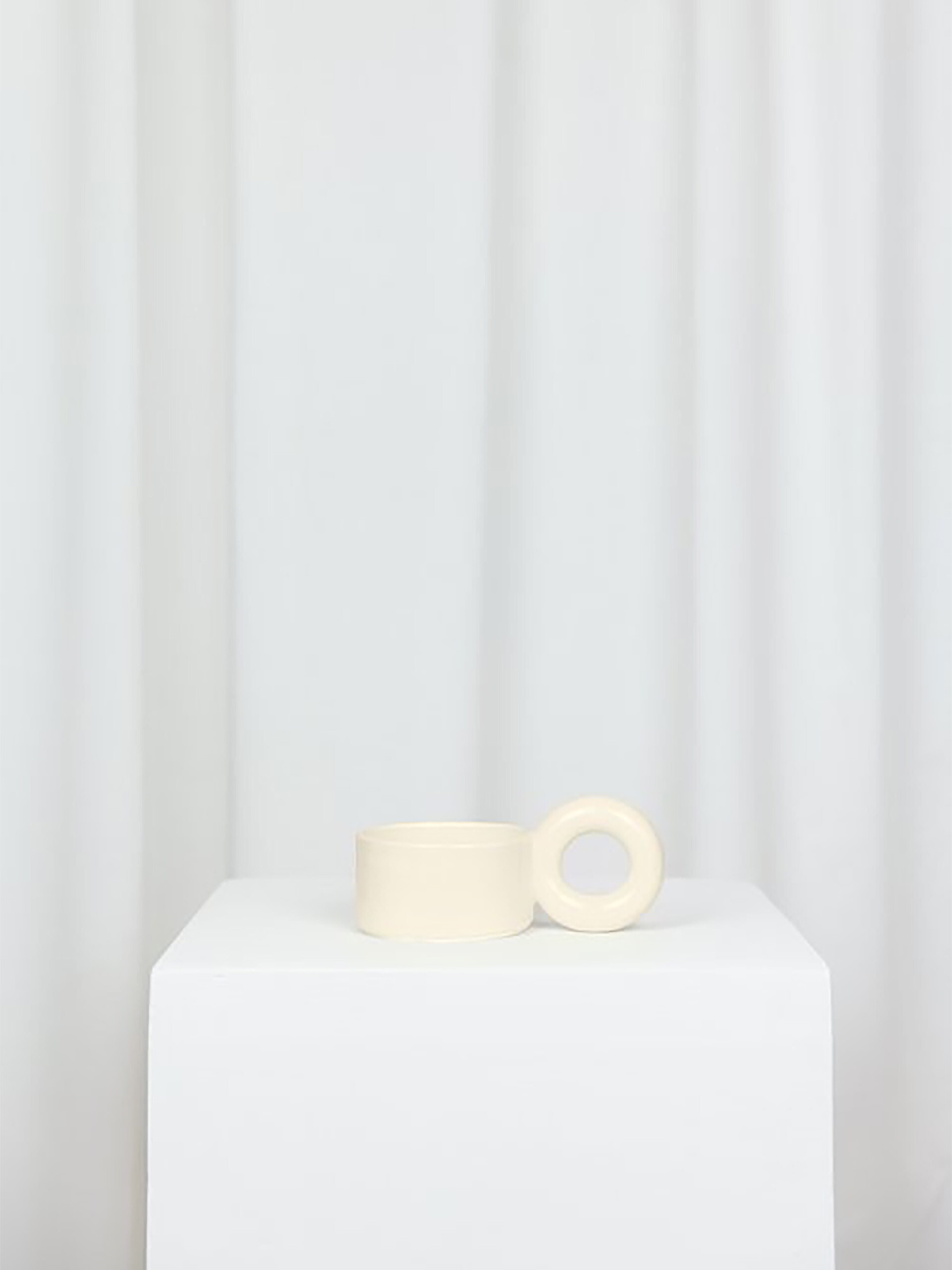 TASSE A CAFE BIGLOOP BEIGE - LOLA MAYERAS  Beige , Maison Bensimon