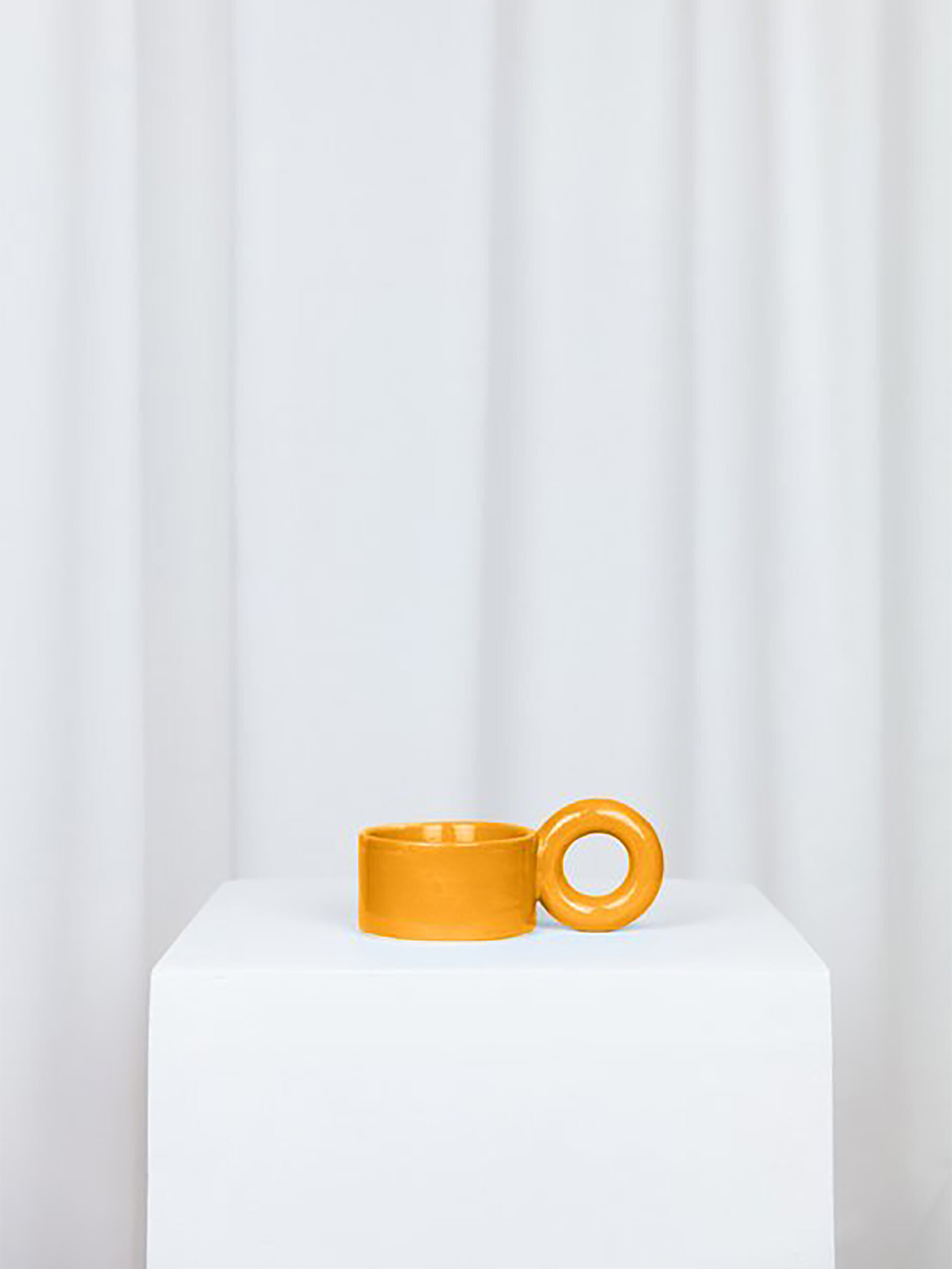 TASSE A CAFE BIGLOOP CAMEL - LOLA MAYERAS  Camel , Maison Bensimon