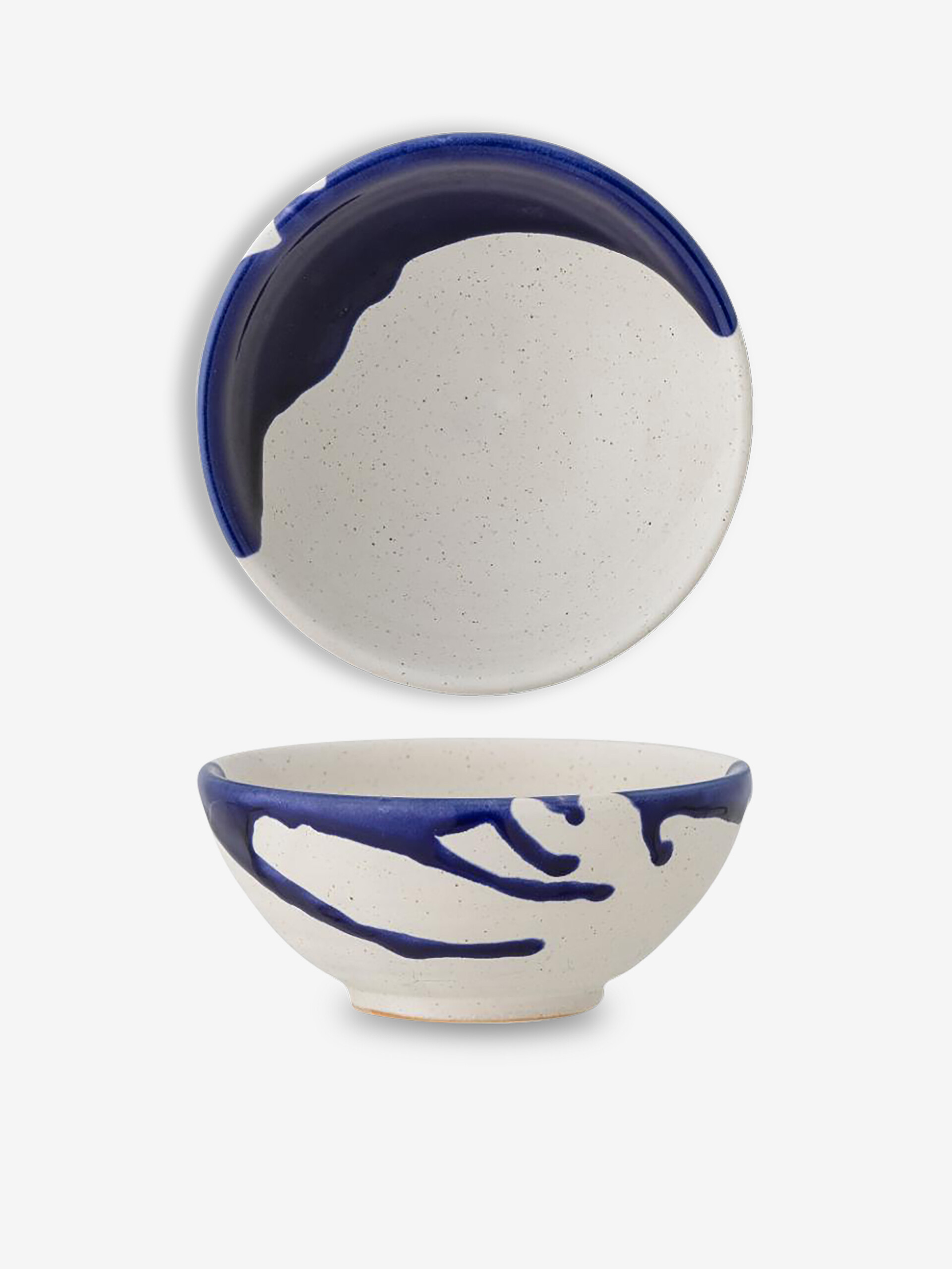 BOL OKAYAMA GRES BLEU - BLOOMINGVILLE  Bleu , Maison Bensimon