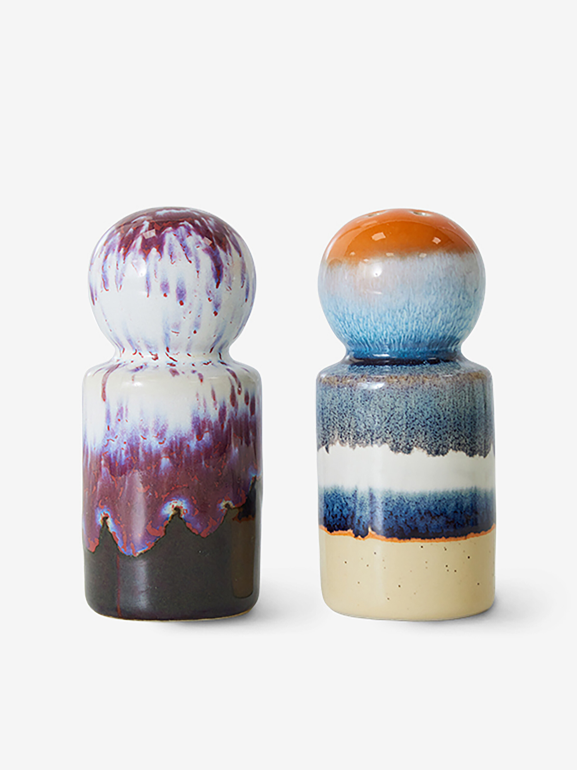 SALIERE ET POIVRIERE STARGAZE 70S - HK LIVING Multicolore , Maison Bensimon