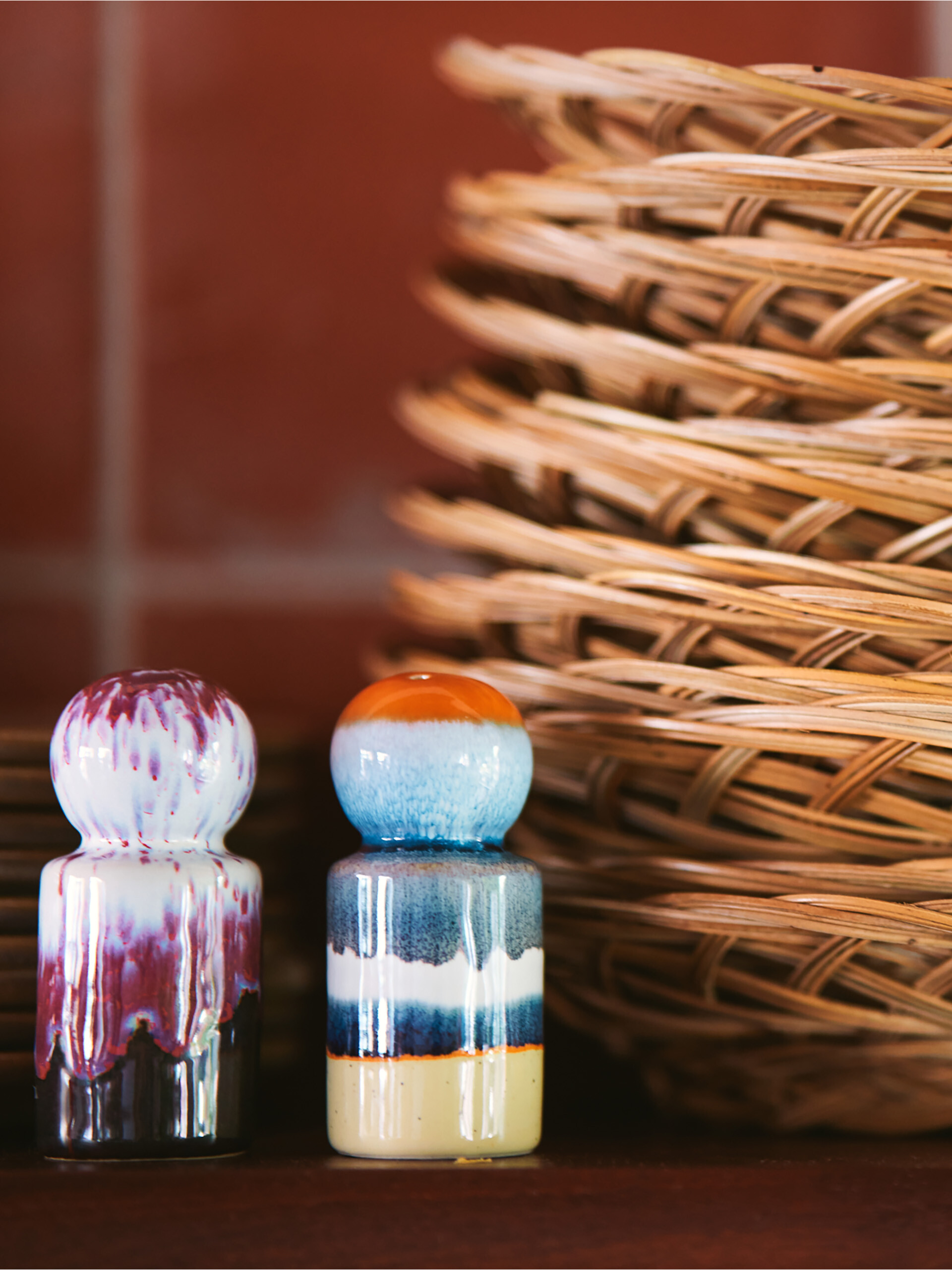 SALIERE ET POIVRIERE STARGAZE 70S - HK LIVING Multicolore , Maison Bensimon