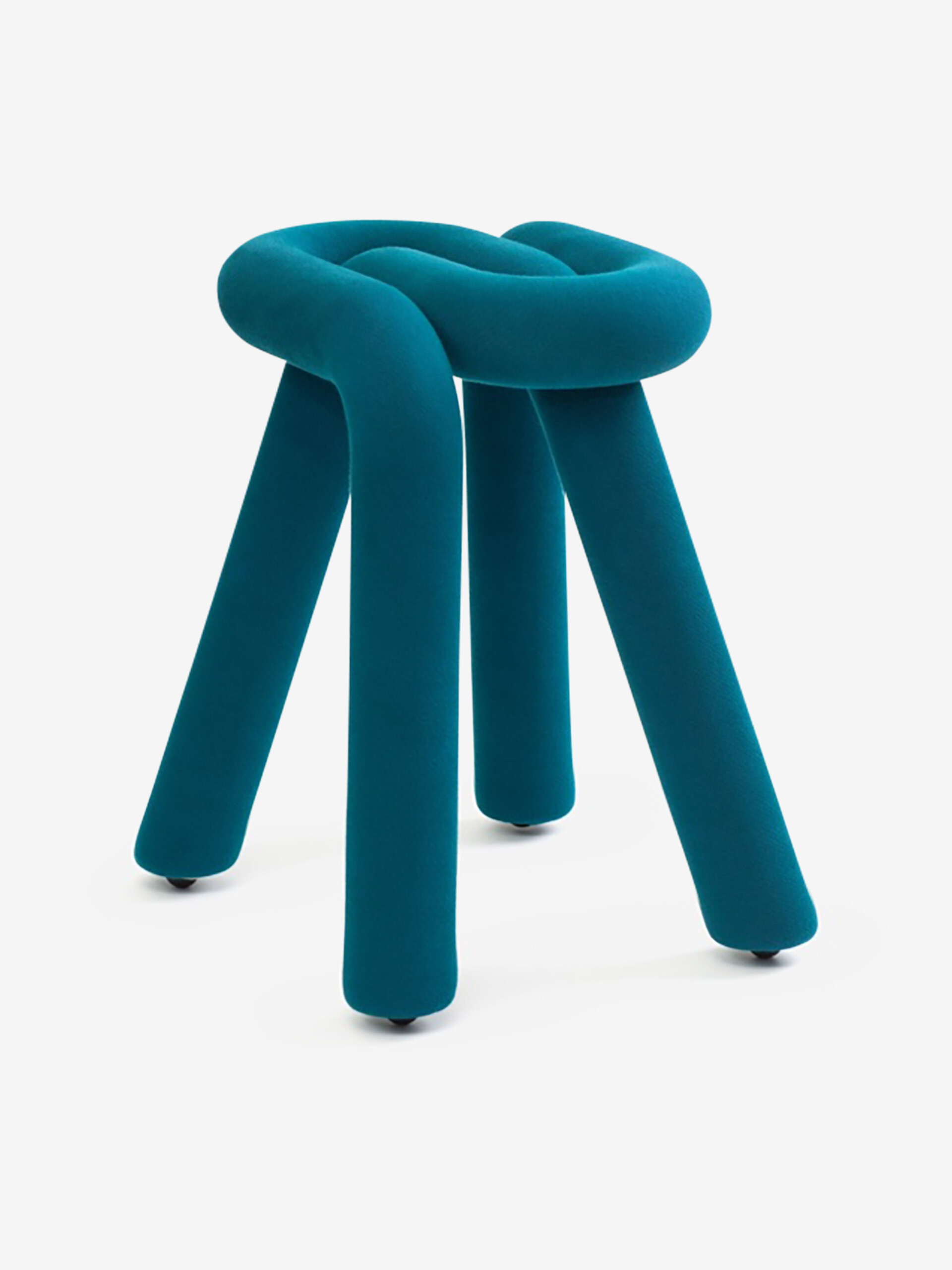 TABOURET BOLD BLEU CANARD - MOUSTACHE  Bleu canard , Maison Bensimon