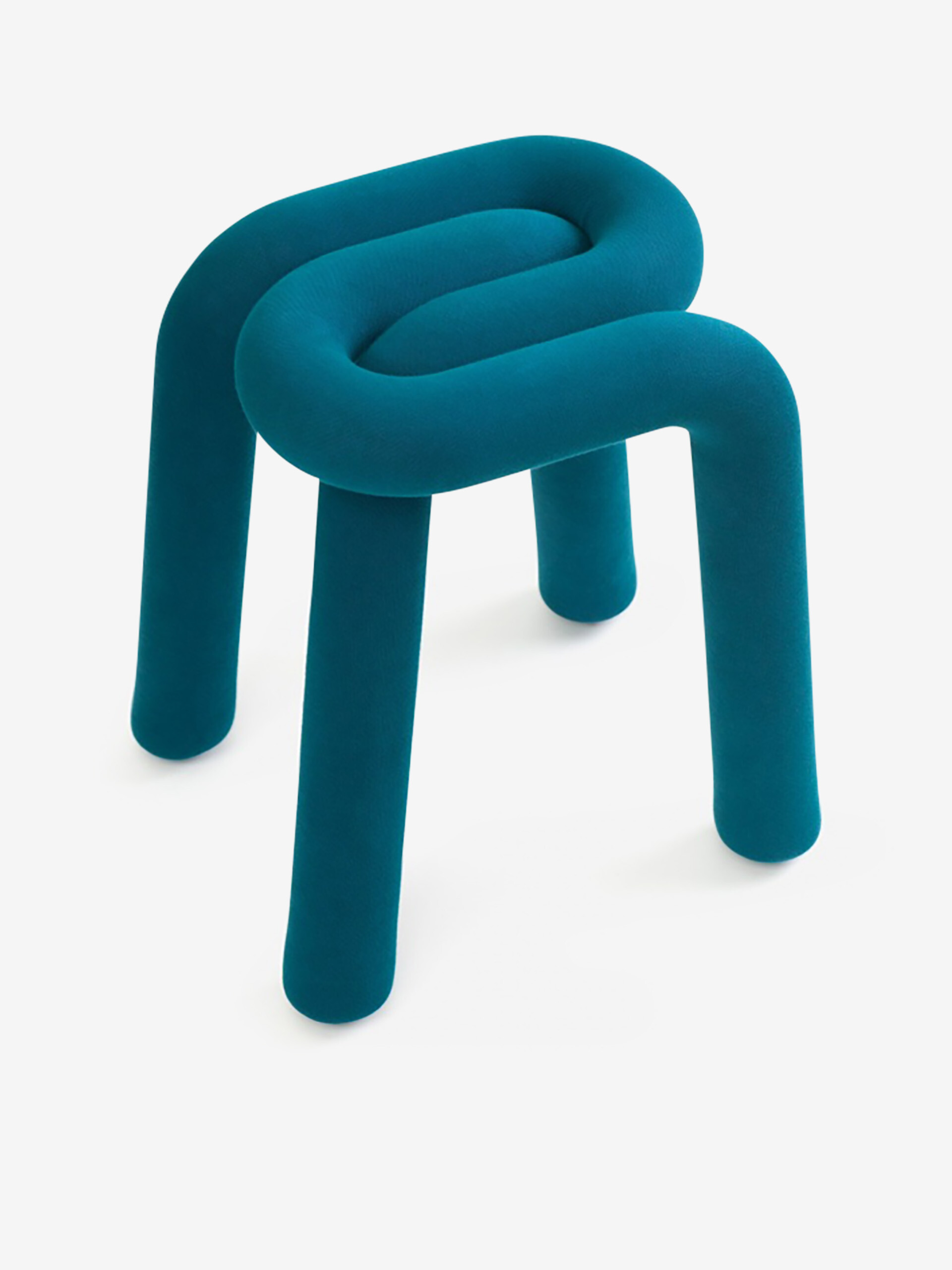 TABOURET BOLD BLEU CANARD - MOUSTACHE  Bleu canard , Maison Bensimon