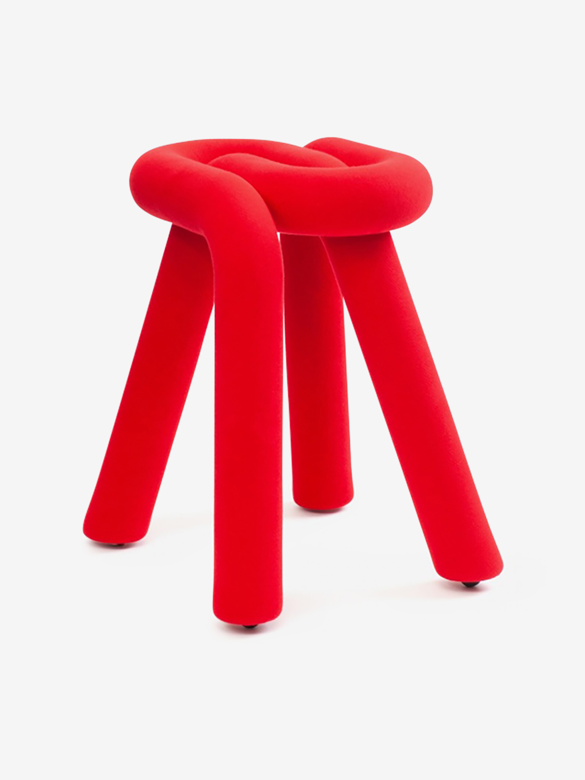 TABOURET BOLD ROUGE - MOUSTACHE  Rouge , Maison Bensimon