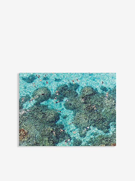 PUZZLE BIFACE THE BEACH SKI - NEW MAGS  Multicolore , Maison Bensimon