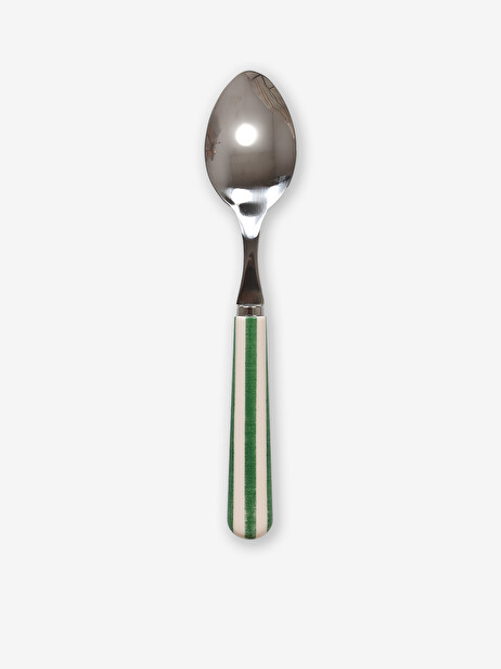 GRANDE CUILLERE PAUL RAYURE VERT - OPJET  Vert , Maison Bensimon