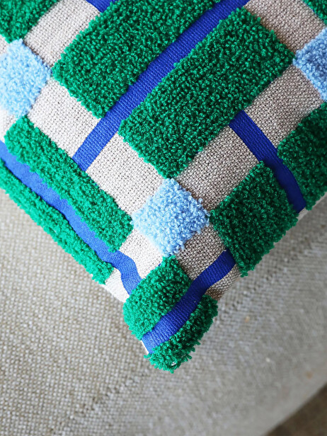 COUSSIN PLANO VERT 40X40CM - &KLEVERING  Vert , Maison Bensimon