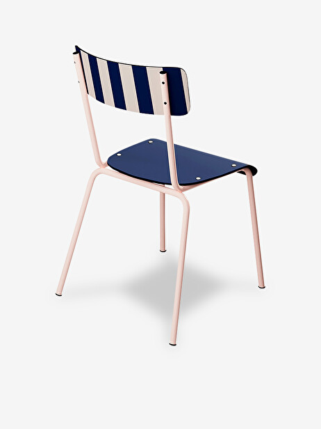 CHAISE SUZIE FRENCH RIVIERA RAYEE MARINE - LES GAMBETTES  Marine , Maison Bensimon