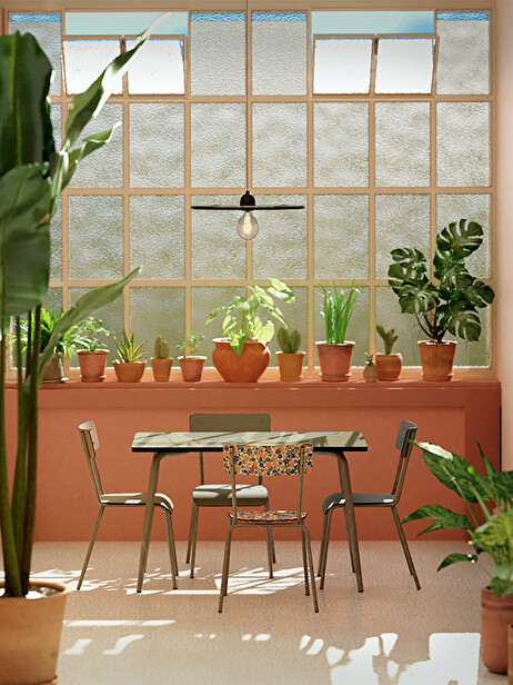 CHAISE D'ECOLIER SUZIE GRIS BLEU - LES GAMBETTES  Bleu , Maison Bensimon