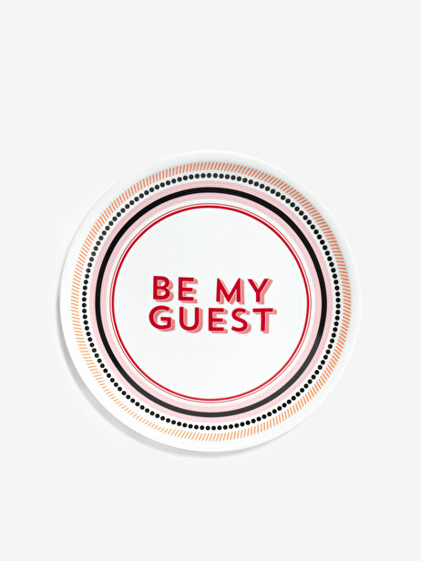 ASSIETTE A PIZZA BE MY GUEST - BITOSSI HOME  Rouge , Maison Bensimon
