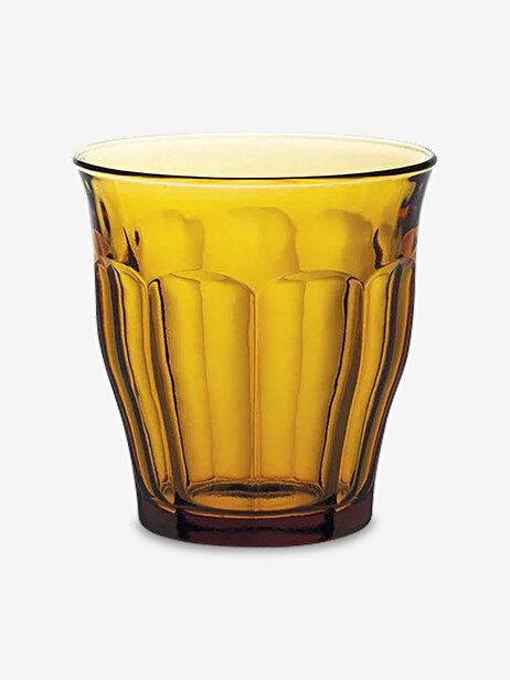 LOT DE 6 VERRES PICARDIE 25CL VERMEIL - DURALEX  Jaune , Maison Bensimon