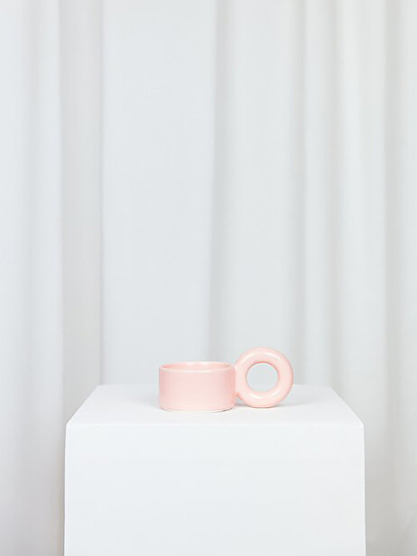 TASSE A CAFE BIGLOOP ROSE - LOLA MAYERAS  Rose , Maison Bensimon