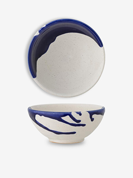BOL OKAYAMA GRES BLEU - BLOOMINGVILLE  Bleu , Maison Bensimon