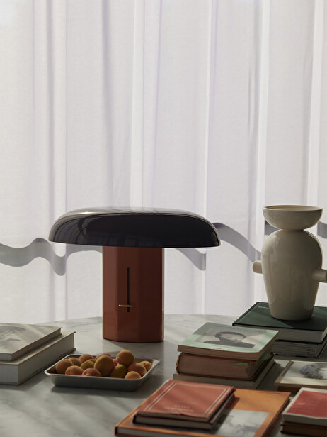 LAMPE A POSER MONTERA JH42 BORDEAUX/ORANGE - &TRADITION  Orange , Maison Bensimon