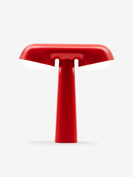 LAMPE TGV ROUGE - MOUSTACHE  Rouge , Maison Bensimon