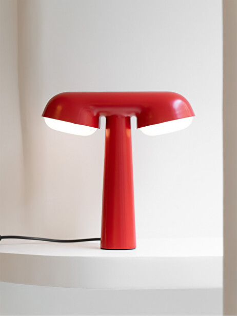 LAMPE TGV ROUGE - MOUSTACHE  Rouge , Maison Bensimon