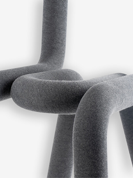 CHAISE BOLD GRIS FONCE - MOUSTACHE  Gris fonce , Maison Bensimon