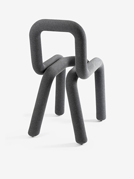 CHAISE BOLD GRIS FONCE - MOUSTACHE  Gris fonce , Maison Bensimon