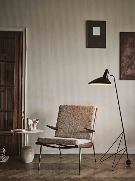 FAUTEUIL BOOMERANG HM2 CHENE - &TRADITION  Beige , Maison Bensimon