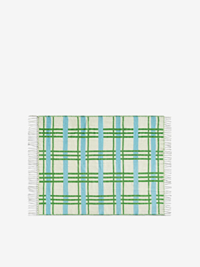 PLAID PLANO VERT 130X200CM - &KLEVERING  Vert , Maison Bensimon