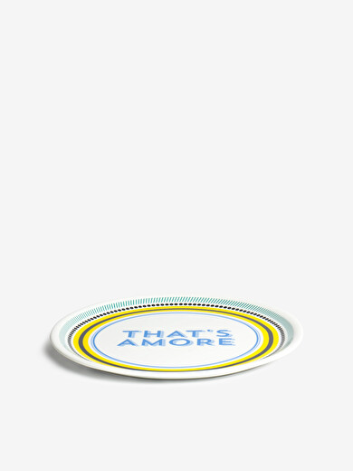 ASSIETTE A THAT'S AMORE - BITOSSI HOME  Jaune , Maison Bensimon