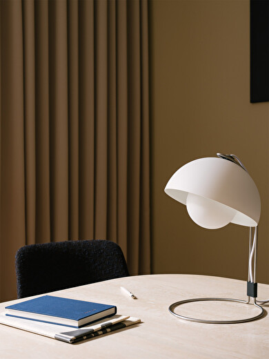 LAMPE A POSER FLOWERPOT VP4 BLANC MAT - &TRADITION  Blanc , Maison Bensimon