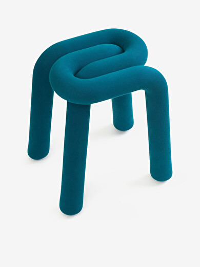 TABOURET BOLD BLEU CANARD - MOUSTACHE  Bleu canard , Maison Bensimon