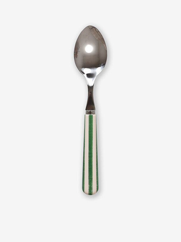 GRANDE CUILLERE PAUL RAYURE VERT - OPJET  Vert , Maison Bensimon