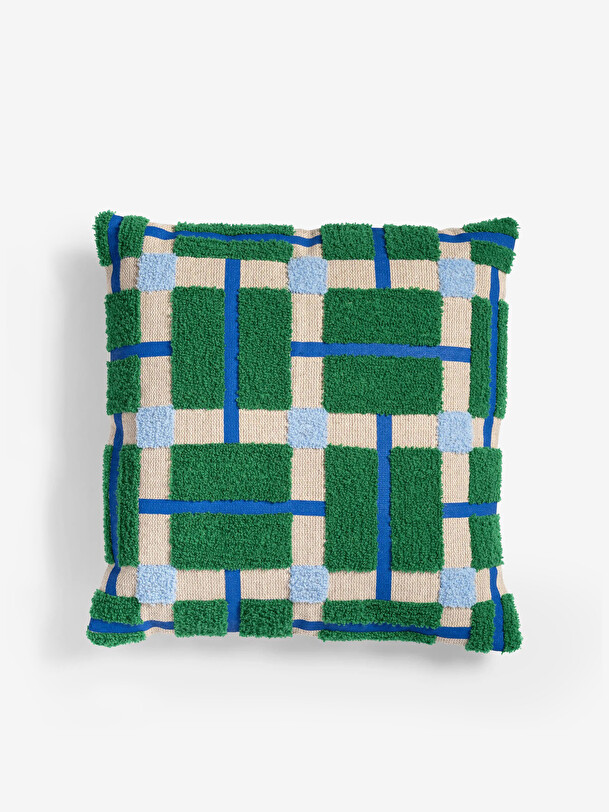 COUSSIN PLANO VERT 40X40CM - &KLEVERING  Vert , Maison Bensimon