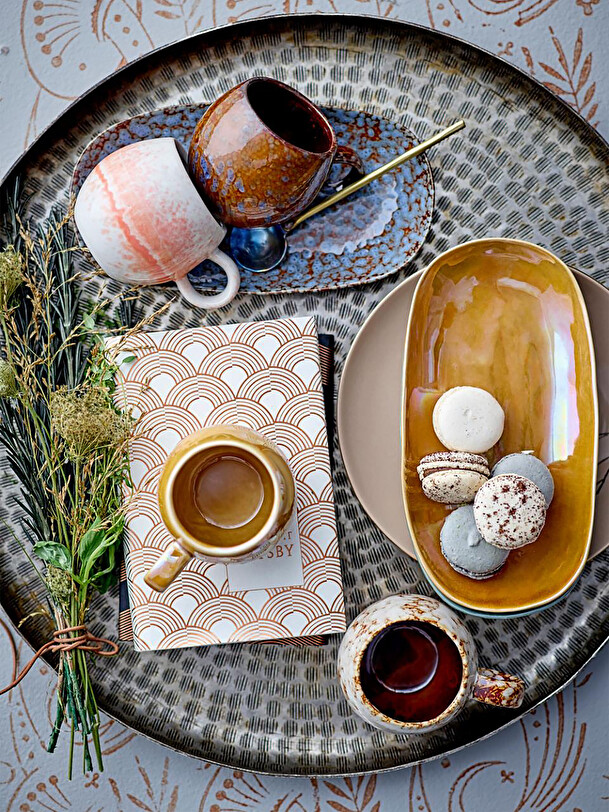 TASSE PAULA GRES BLEU - BLOOMINGVILLE  Bleu , Maison Bensimon