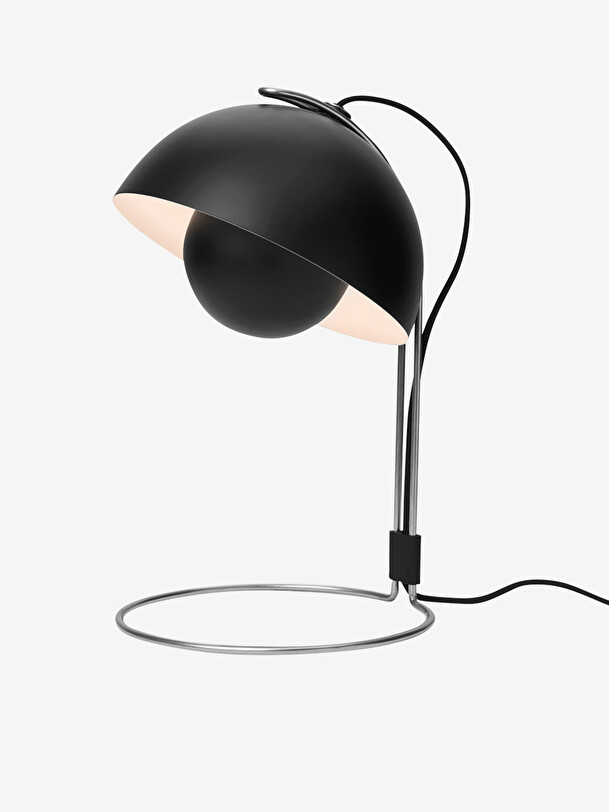 LAMPE A POSER FLOWERPOT VP4 NOIR MAT - &TRADITION  Noir , Maison Bensimon