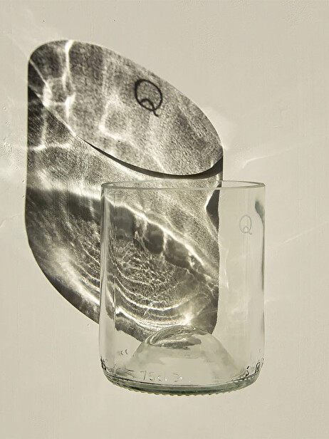 LOT DE 4 VERRES DANSER 25CL TRANSPARENT - Q DE BOUTEILLES  Transparent , Maison Bensimon