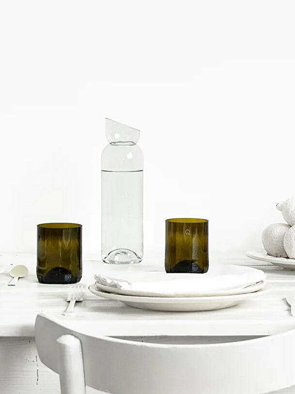 LOT DE 4 VERRES SEDUIRE 25CL MARRON - Q DE BOUTEILLES Marron , Maison Bensimon