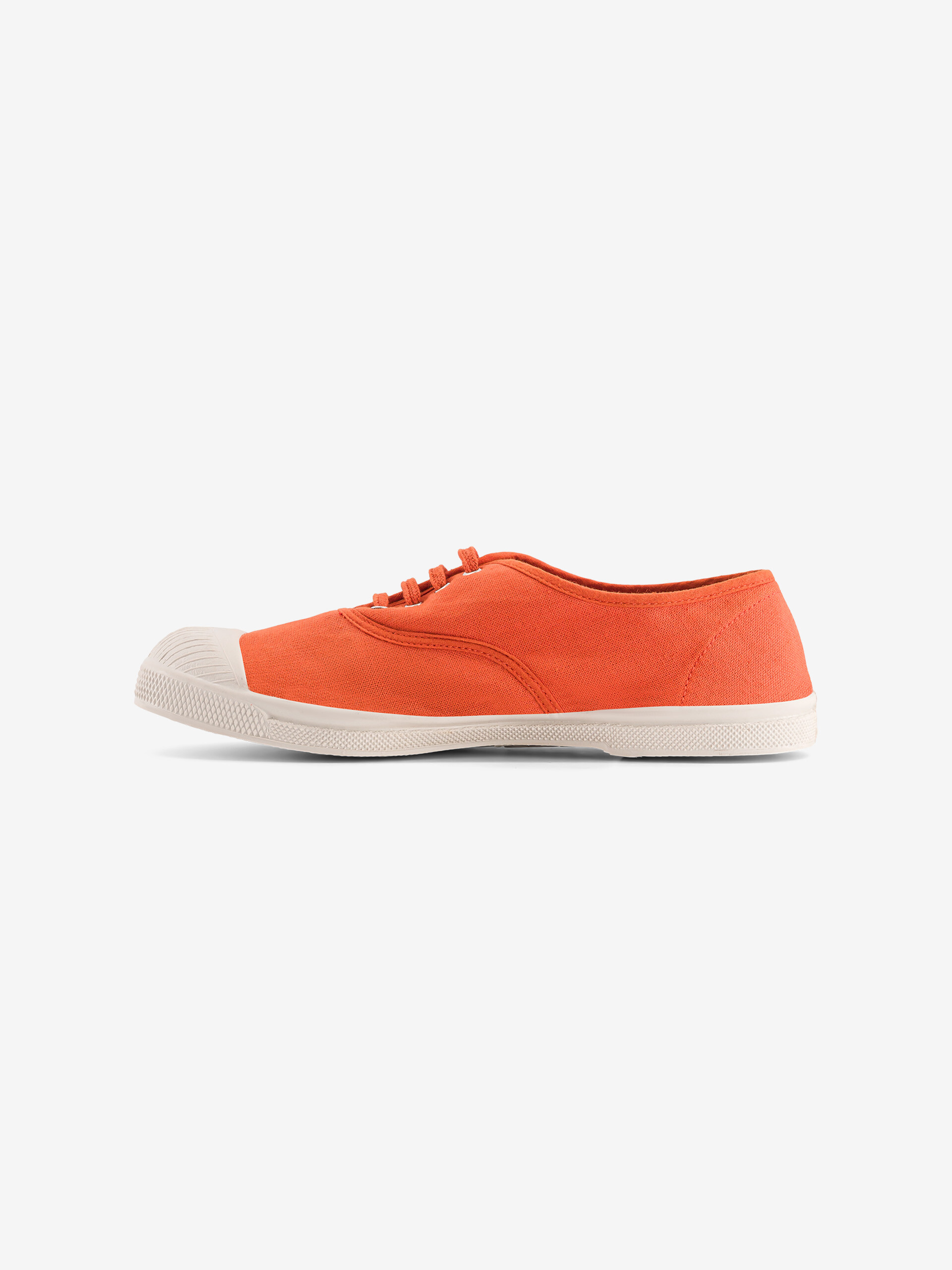 TENNIS LACET FEMME  Abricot , Tennis & Chaussures Bensimon