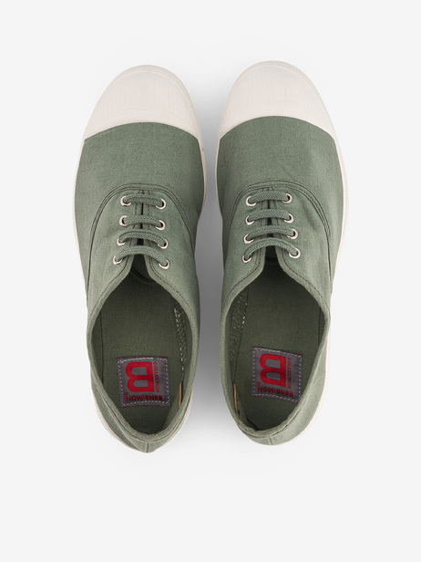 TENNIS LACET HOMME  Sauge , Tennis & Chaussures Bensimon